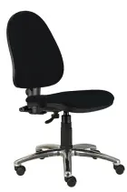 888/MEK CR židle kancelářská, kříž chrom, látka DO DORA D 02 - látka černá